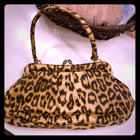 Banana Republic Handbags - Banana Republic, Leopard look purse